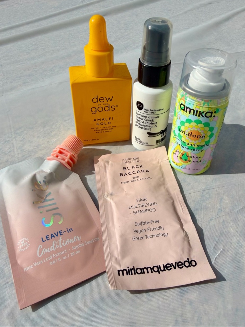Hair Bundle Sleek'e Dew of the Gods Amika Hair Oil Leave-in treatment Retail $77